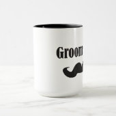 Mustache Groomsman Mok (Midden)