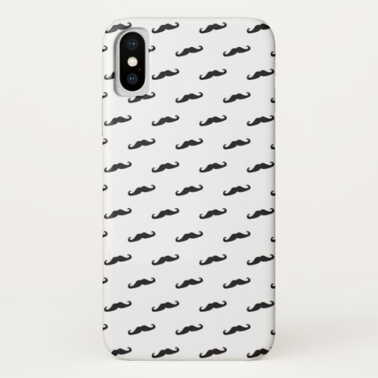 Mustache hipster patroon 2 Case-Mate iPhone case (Achterkant)