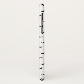 Mustache hipster patroon 2 Case-Mate iPhone case (Achterkant/links)