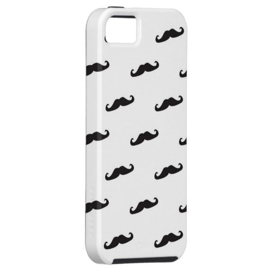 Mustache hipster patroon 2 Case-Mate iPhone case (Back/Rechts)