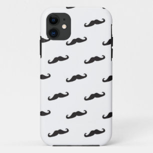 Mustache hipster patroon 2 iPhone 11 hoesje