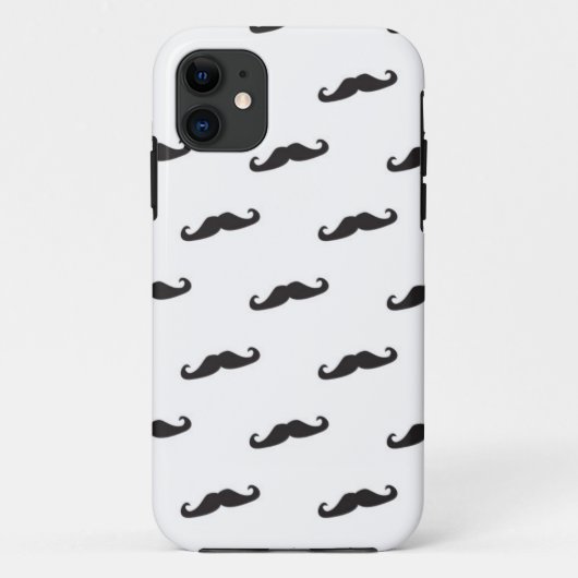 Mustache hipster patroon 2 Case-Mate iPhone case (Achterkant)