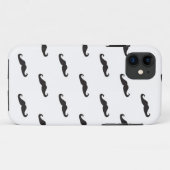 Mustache hipster patroon 2 Case-Mate iPhone case (Achterkant (horizontaal))