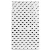 Mustache hipster patroon 2 klein cadeauzakje (Achterkant)