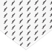 Mustache hipster patroon 2 korte tafelloper (Hoek)