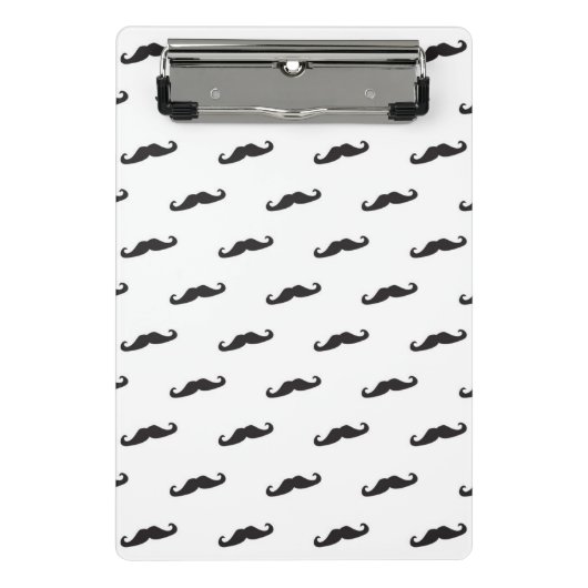 Mustache hipster patroon 2 mini klembord (Voorkant)