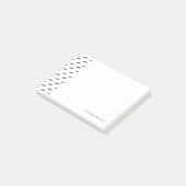 Mustache hipster patroon 2 post-it® notes (Schuin)