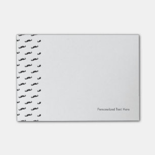 Mustache hipster patroon 2 post-it® notes