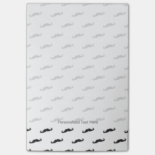 Mustache hipster patroon 2 post-it® notes