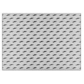 Mustache hipster patroon 2 snijplank (Voorkant)