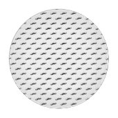 Mustache hipster patroon 2 snijplank (Voorkant)