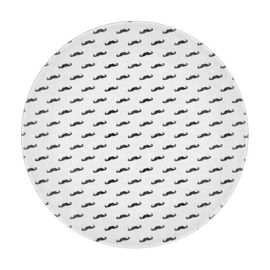 Mustache hipster patroon 2 snijplank (Voorkant)