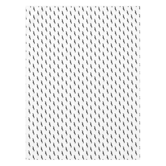 Mustache hipster patroon 2 tafelkleed (Voorkant)