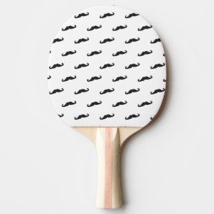 Mustache hipster patroon 2 tafeltennisbatje