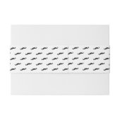 Mustache hipster patroon 2 uitnodigingen wikkel (Achterkant Voorbeeld)