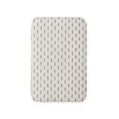 Mustache hipster patroon 3 badmat (Voorkant Verticaal)