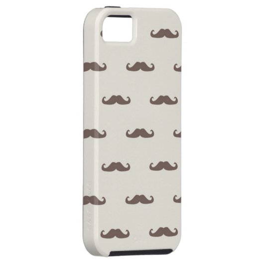 Mustache hipster patroon 3 Case-Mate iPhone case (Back/Rechts)