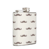 Mustache hipster patroon 3 heupfles (Rechts)