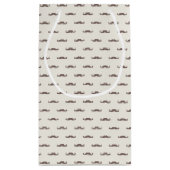 Mustache hipster patroon 3 klein cadeauzakje (Achterkant)