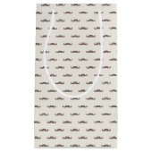 Mustache hipster patroon 3 klein cadeauzakje (Voorkant)