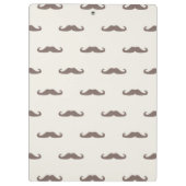 Mustache hipster patroon 3 klembord (Achterkant)