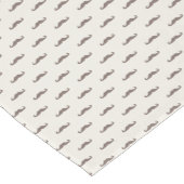 Mustache hipster patroon 3 korte tafelloper (Hoek)