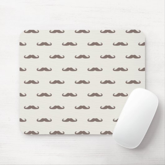 Mustache hipster patroon 3 muismat (Met muis)