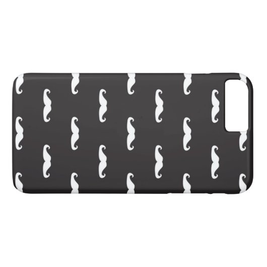 Mustache hipster patroon Case-Mate iPhone case (Achterkant (Horizontaal))