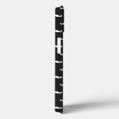 Mustache hipster patroon Case-Mate iPhone case (Achterkant / Rechts)