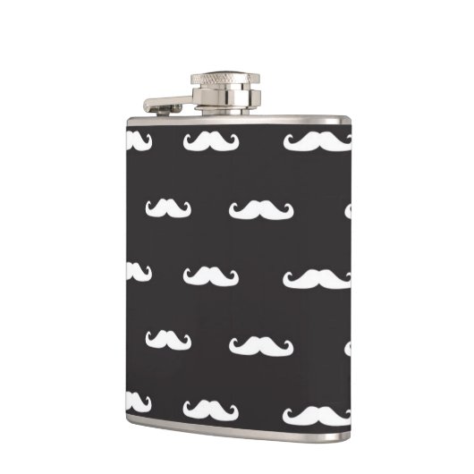 Mustache hipster patroon heupfles (Links)