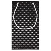 Mustache hipster patroon klein cadeauzakje (Achterkant)