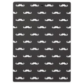 Mustache hipster patroon klembord (Achterkant)