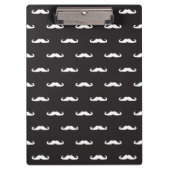 Mustache hipster patroon klembord (Voorkant)
