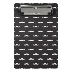 Mustache hipster patroon mini klembord