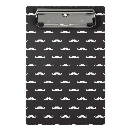 Mustache hipster patroon mini klembord (Voorkant)