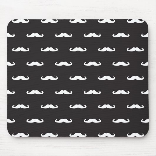 Mustache hipster patroon muismat (Voorkant)