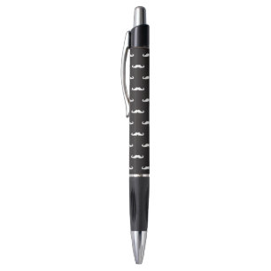 Mustache hipster patroon pen
