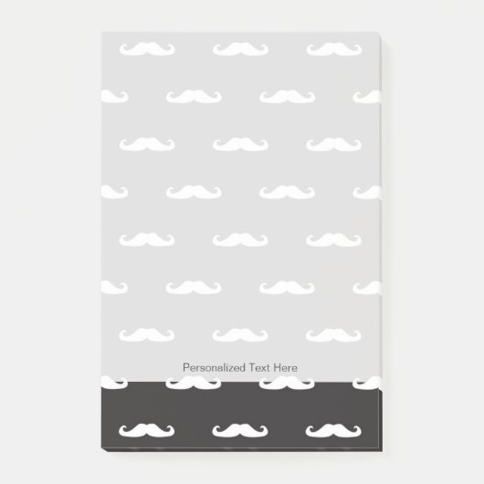 Mustache hipster patroon post-it® notes (Voorkant)