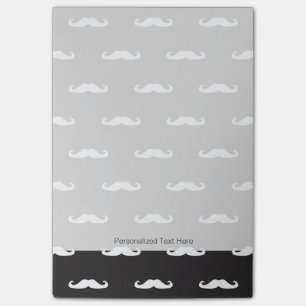 Mustache hipster patroon post-it® notes