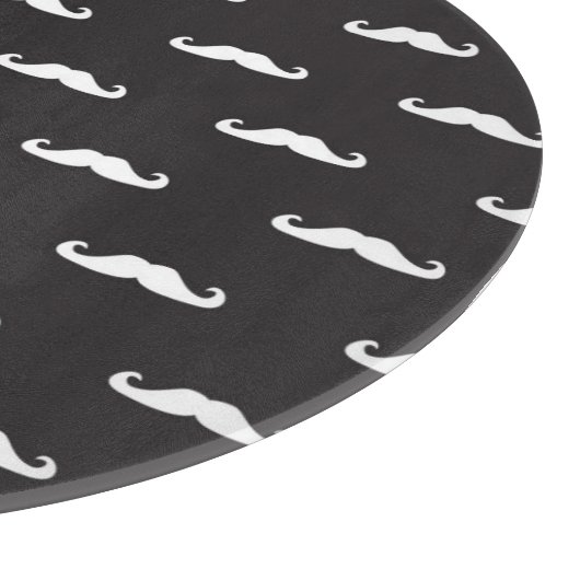 Mustache hipster patroon snijplank (Hoek)