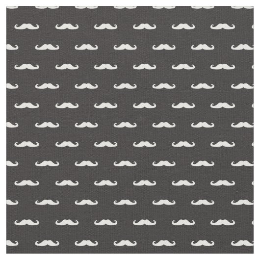Mustache hipster patroon stof (Close Up)