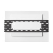 Mustache hipster patroon uitnodigingen wikkel (Voorkant Voorbeeld)