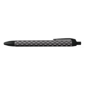 Mustache hipster patroon zwarte inkt pen (Bovenkant)