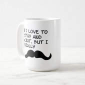 Mustache Humor Koffiemok (Voorkant links)