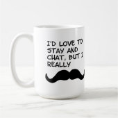 Mustache Humor Koffiemok (Links)