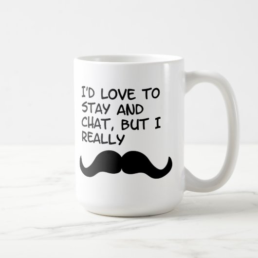 Mustache Humor Koffiemok (Rechts)