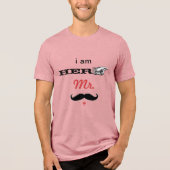 MUSTACHE Ik ben haar Mr Foto Props Tri-Blend Shirt (Voorkant)