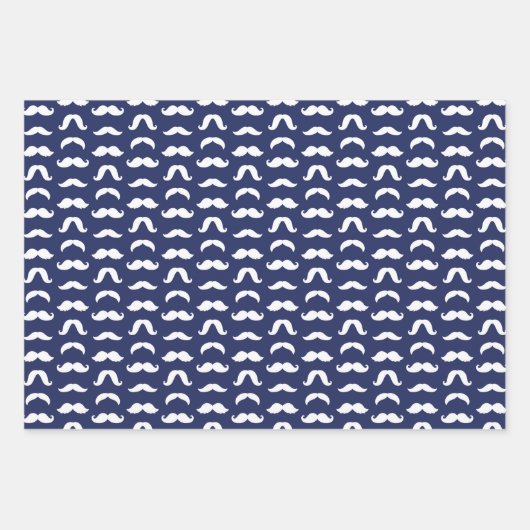 Mustache Inpakpapier Vel (Voorkant 3)