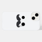Mustache iPhone 14 telefoonhoesje Case-Mate iPhone Case (Achterkant (horizontaal))