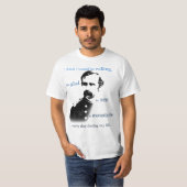 Mustache is goed t-shirt (Voorkant volledig)